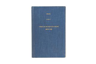 Peñafiel, Antonio. Fábulas de Esopo en Idioma Mexicano. México: Oficina Tip. de la Secretaría de Fomento, 1895.