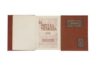 Pérez de Salazar, Javier (Editor). La Pintura Mexicana Siglos XVI - XVII / Siglo XIX. México, 1966/1968. Piezas: 2