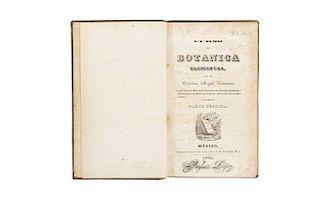 Bustamante, Miguel. Curso de Botánica Elemental. México: Impreso por I. Cumplido. 1841.