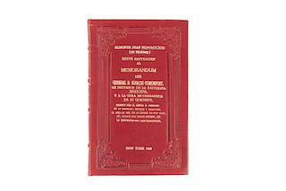 Portilla, Anselmo de la. Breve Refutación al Memorandum del Gra.l D. Ignacio Comonfort, Ex-Dictador de la República.. Nueva York, 1859.
