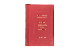 Orozco y Berra, Manuel. Memoria para la Carta Hidrográfica del Valle de México. México: Imprenta de A. Boix, 1864.