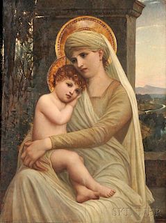 Napoleone Parisani (Italian, 1854-1932)      Madonna and Child