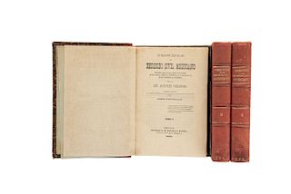 Verdugo Agustín. Principios de Derecho Civil Mexicano. México: Tipografía de Gonzalo A. Steva, 1885. Tres tomos.