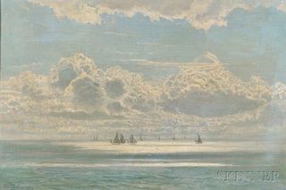 William Pye (English, fl. 1881-1917)      Sliver of Sea & Sky