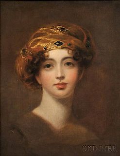 Thomas Sully (American, 1783-1872)      Portrait of Mary Bermingham, Countess Lietrim