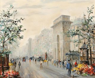 Paul Gagni (French, 1893-1962)      Boulevard St. Martin
