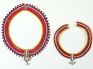 Southern African Zulu Beaded Necklace