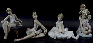 Collection of four Lladro Figures