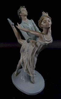 1983 Lladro "Dancing on a Cloud" Ballet Couple