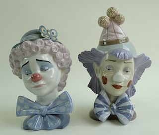 (2) Collection of Two Lladro Clowns