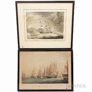 Two Framed Nautical Prints