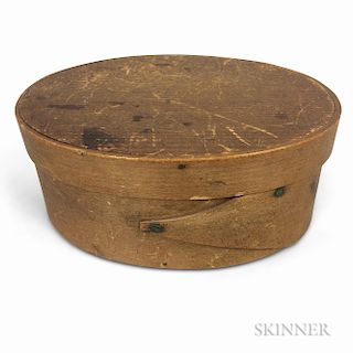 Small Bentwood Finger Lapped-seam Oval Pantry Box
