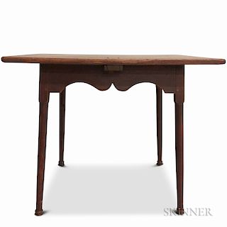 Queen Anne Red-stained Tea Table