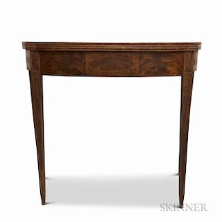 Federal Inlaid Mahogany One-drawer Card Table