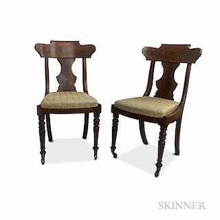 Pair of Classical Mahogany Side Chairs