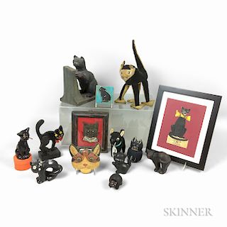 Fourteen Cat-related Items