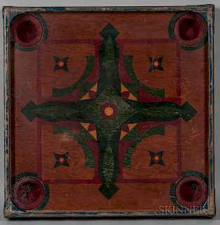 Painted Carrom Game Board