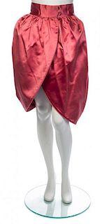 * A Lanvin Rose Evening Tulip Skirt, No size.