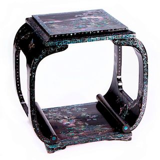 19th century Asian lacquered table.