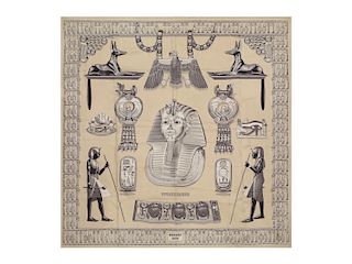 Hermès - Tutankhamon silk twill scarf