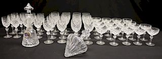 WATERFORD Large Glass Stemware Collection
