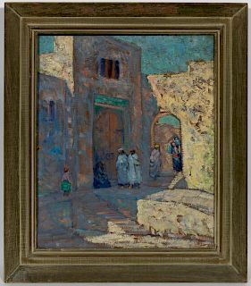 Malcolm Humphreys "The Casbah Tangiers" Oil