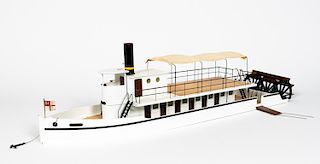 Paddle Steamer "Victoria" Model Toy Ship