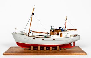 Seymour Lash, "New Jersey" Model Fishing Boat