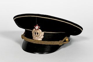 Russian Soviet Era Naval Officers Visor Hat