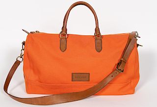 Ralph Lauren Orange Duffel Bag with Dust Bag