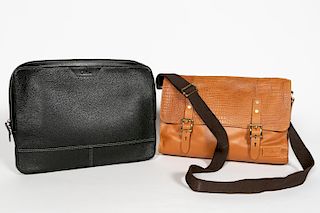 Group of Two Cole Haan Leather Bags