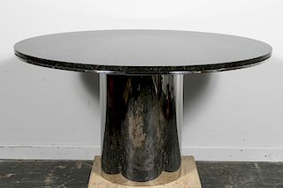 Breuton "Anello" Contemporary Round Dining Table