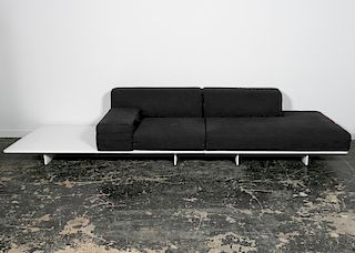 MDF Italia, Modern Platform Sofa, White Body