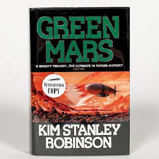 Kim Stanley Robinson "Green Mars" w/ Signed Plate