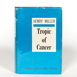 Henry Miller "Tropic of Cancer", 1st U.S. Edition
