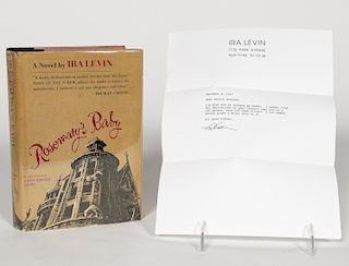 Ira Levin "Rosemary's Baby", 1st Printing & Letter