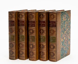 Five Volume Set, Victor Hugo "Les Miserables" 1891