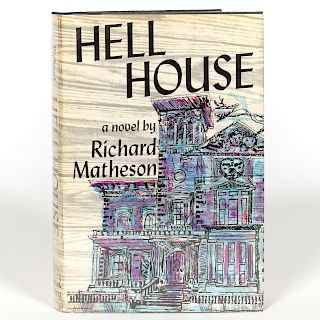 Richard Matheson "Hell House" w/ Signed Plate