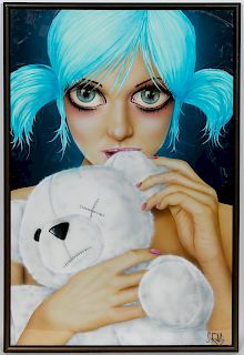 Scott Rohlfs Acrylic, "Forever For Her" Pinup