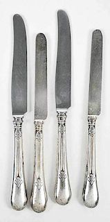 Eleven French Silver Knives