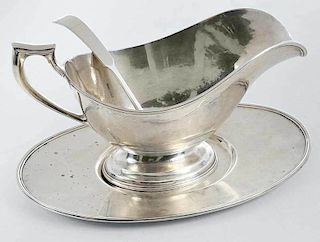 Sterling Gravy Boat and Ladle