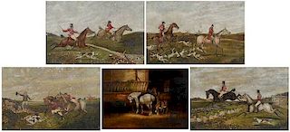 Five British School Sporting Paintings