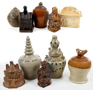 Ten British Pottery Banks