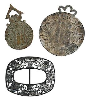 Three Small Metal Artifacts