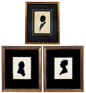 Three Framed Silhouettes, One Dai Vernon