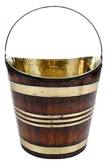 Brass Bound Peat Bucket