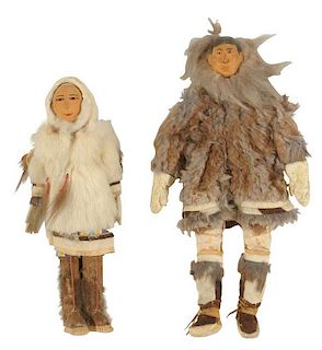 Two Inuit Dolls