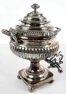 Silver Plate Hot Water Urn