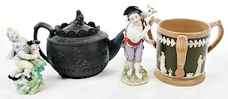 Four Ceramic Table Items