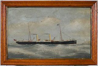 American or British Maritime Painting